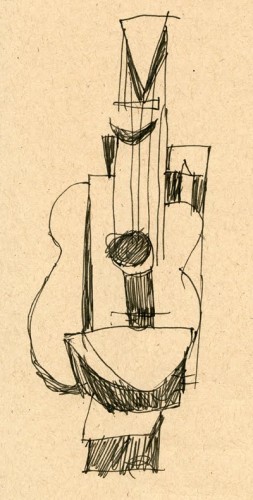 guitars by picasso, corb &amp; ozenfant